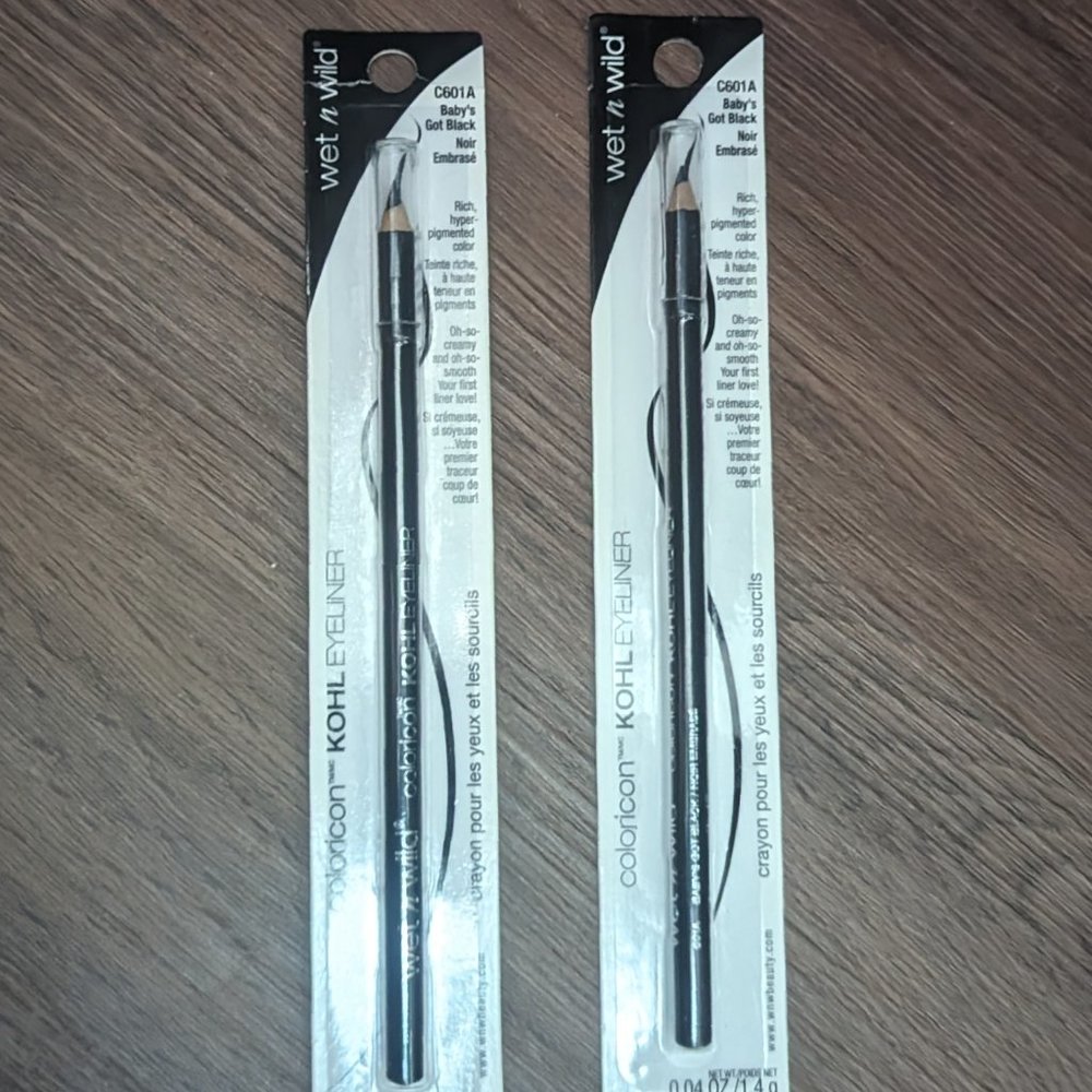 Wet n Wild Coloricon Kohl Eyeliner C601A - -baby's got black